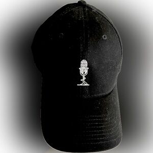 Black baseball hat, one size fits all